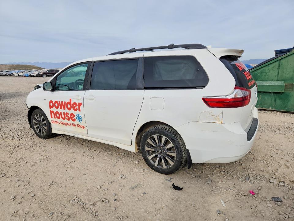 2020 Toyota Sienna VIN 5TDJZ3DC9LS241041 COPART salvage auction — FRONT END, Ut - Salvage Certificate, sold $4,950 on 2026-07-31 (photo 2)