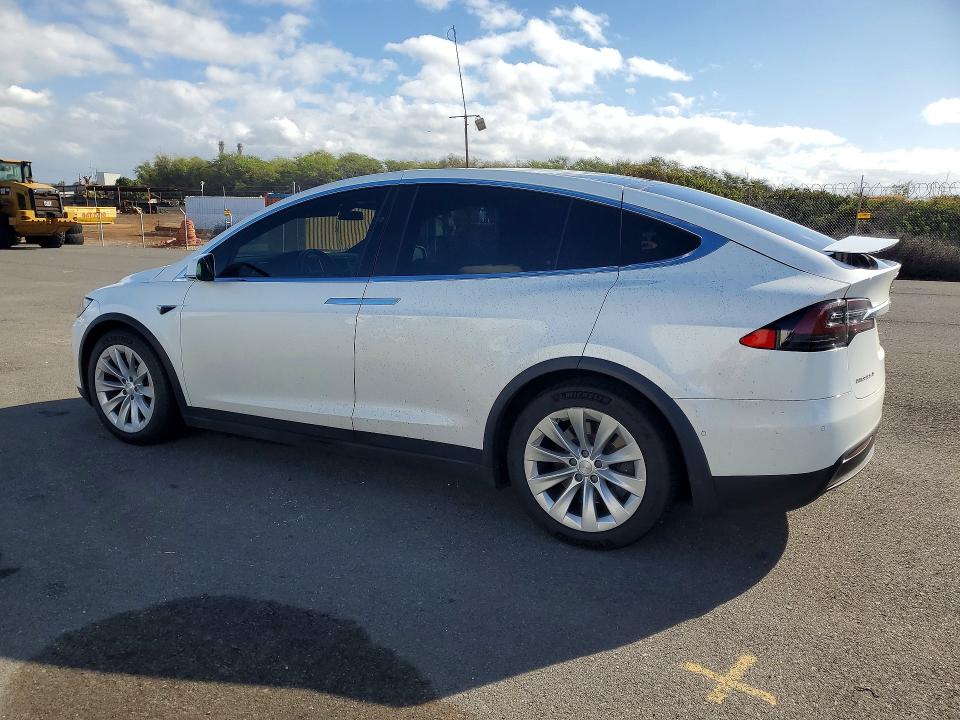 2017 Tesla Model x VIN 5YJXCAE26HF057192 COPART salvage auction — REAR END, Hi - Certificate Of Title, sold $150 on 2026-06-29 (photo 2)