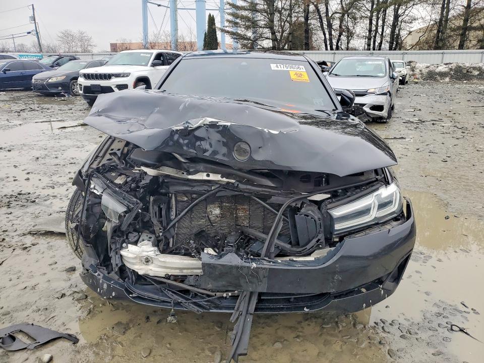 2022 BMW 5er VIN WBA13BJ08NCJ51421 COPART salvage auction — FRONT END, Nj - Cert Of Title-Salvage, sold $4,150 on 2026-07-29 (photo 5)