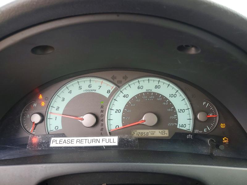 2008 Toyota Camry VIN 4T1BE46K98U237063 COPART salvage auction — FRONT END, Il - Salvage Certificate, sold $400 on 2026-07-09 (photo 9)