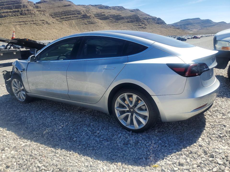 2018 Tesla Model 3 VIN 5YJ3E1EA1JF007872 COPART salvage auction — FRONT END, Nv - Salvage Title, sold $5,800 on 2026-07-20 (photo 2)