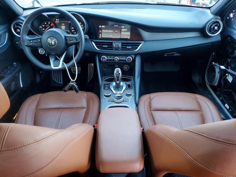 2022 Alfa romeo Giulia VIN ZARFANBN0N7656751 COPART salvage auction — FRONT END, Ma - Cert Of Title-Salvage, sold $11,300 on 2026-07-09 (photo 8)