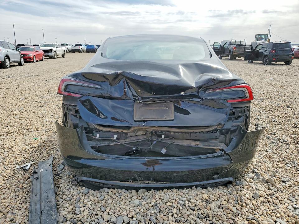 2024 Tesla Model 3 VIN 5YJ3E1EA5RF768013 COPART salvage auction — REAR END, TX, sold $11,100 on 2026-09-01 (photo 6)