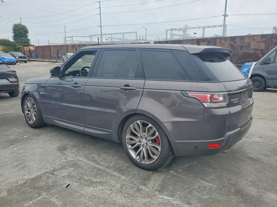 2016 Land rover Range rover sport VIN SALWR2EF8GA570642 COPART salvage auction — MECHANICAL, Ca - Dis/Dlr/Exp Only Clean Title, sold $4,750 on 2026-07-27 (photo 2)