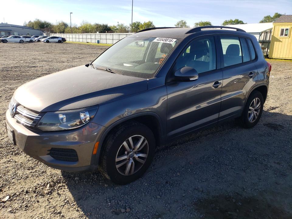 2015 Volkswagen Tiguan VIN WVGAV7AX8FW597183 COPART salvage auction — NORMAL WEAR, Ca - Dis/Dlr/Exp Only Clean Title, sold $600 on 2026-07-21 (photo 1)