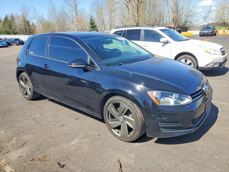 2015 Volkswagen Golf VIN 3VW817AU8FM023510 COPART salvage auction — MECHANICAL, Or - Certificate Of Title, sold $1,800 on 2026-07-08 (photo 4)