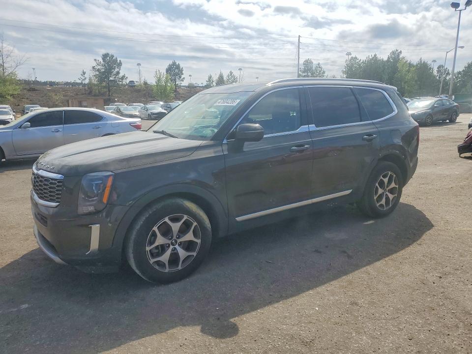 2021 Kia Telluride VIN 5XYP34HC4MG098607 COPART salvage auction — MINOR DENT/SCRATCHES, GA - CERTIFICATE OF TITLE, sold $6,600 on 2026-07-20 (photo 1)