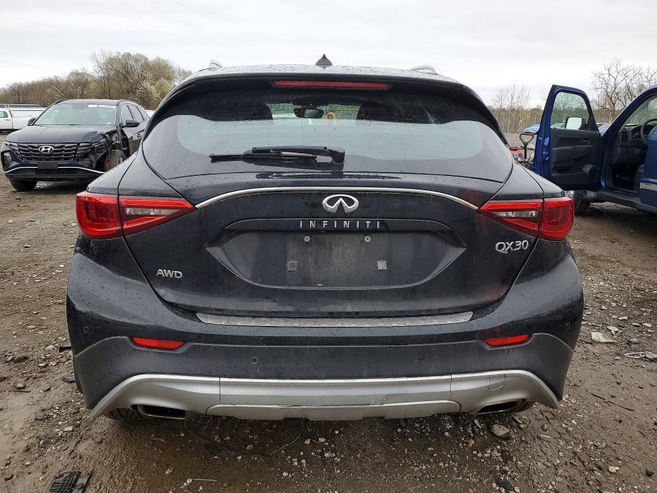 2018 Infiniti Qx30 VIN SJKCH5CR5JA055257 COPART salvage auction — FRONT END, Md - Cert Of Salvage > 75% Damage, sold $200 on 2026-07-23 (photo 6)