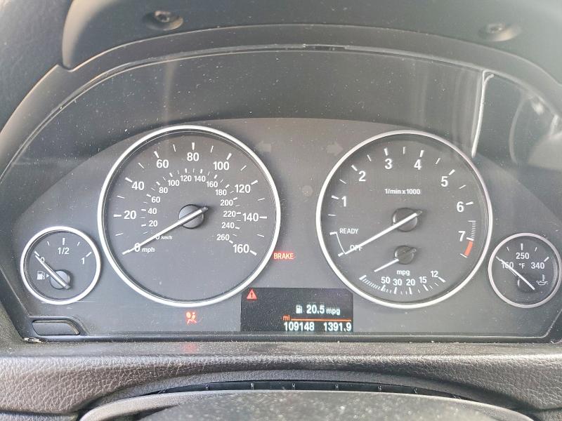2016 BMW 3er VIN WBA8A3C5XGK690201 COPART salvage auction — FRONT END, Mn - Cert Of Title-Prior Salvage, sold $900 on 2026-07-14 (photo 9)