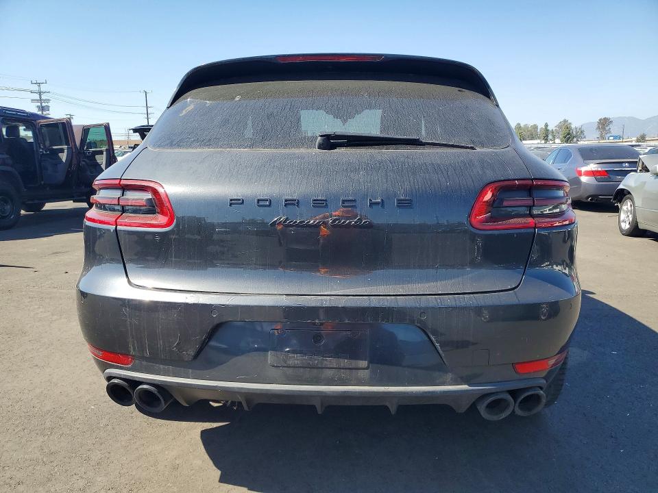 2017 Porsche Macan VIN WP1AF2A55HLB61607 COPART salvage auction — VANDALISM, Ca - Salvage Certificate, sold $6,400 on 2026-08-05 (photo 6)