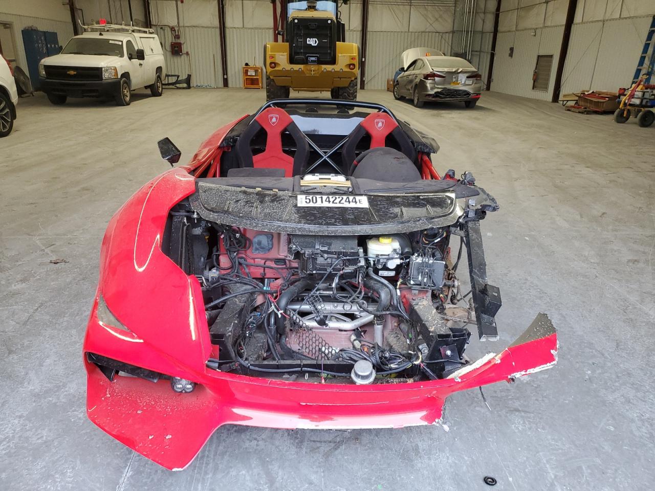 2012 Lamborghini Gallardo VIN ZHWGU7AJ5CLA11916 COPART salvage auction — All Over, NC - SALVAGE CERTIFICATE OF TITLE, sold $41,000 on 2025-09-24 (photo 5)