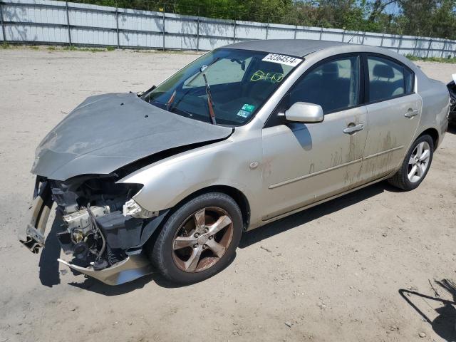 2004 Mazda 3 VIN JM1BK12FX41176483 COPART salvage auction — FRONT END, Va - Cert Of Title - Salvage, sold $150 on 2026-07-07 (photo 1)