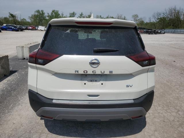 2021 Nissan Rogue VIN JN8AT3BA8MW009250 COPART salvage auction — HAIL, Salvage Title, sold $6,900 on 2026-07-17 (photo 6)