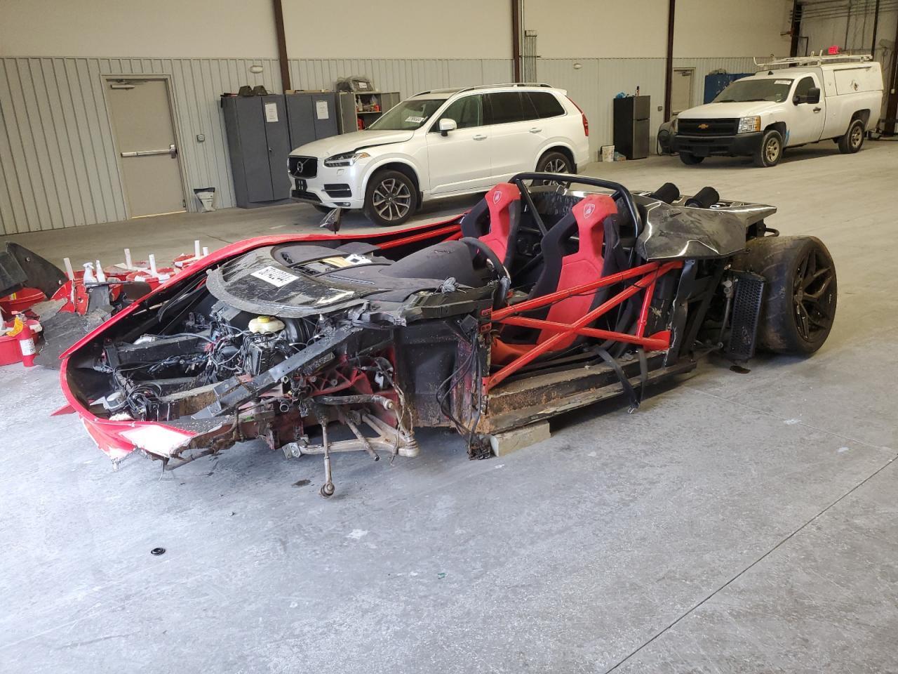 2012 Lamborghini Gallardo VIN ZHWGU7AJ5CLA11916 COPART salvage auction — All Over, NC - SALVAGE CERTIFICATE OF TITLE, sold $41,000 on 2025-09-24 (photo 1)