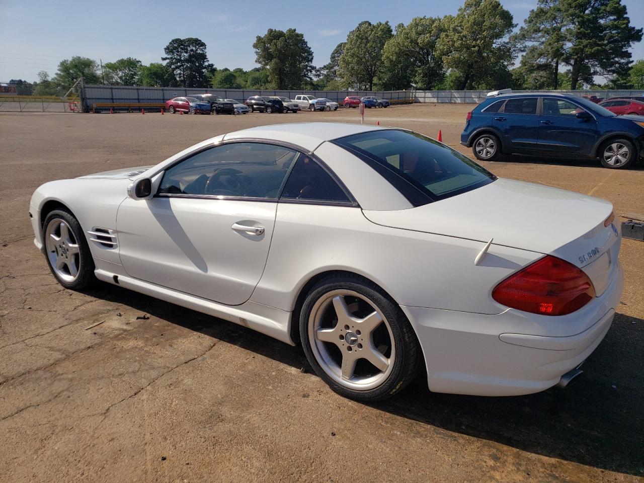 2003 Mercedes-Benz SL-Class VIN WDBSK75F33F060315 COPART salvage auction — Front End, TX - CERTIFICATE OF TITLE, sold $1,150 on 2025-09-11 (photo 2)