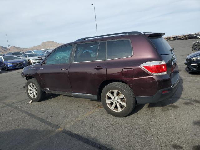 2013 Toyota Highlander VIN 5TDZK3EH2DS132911 COPART salvage auction — FRONT END, Nv - Salvage Title, sold $2,650 on 2026-07-27 (photo 2)