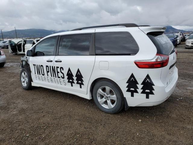 2020 Toyota Sienna VIN 5TDZZ3DC0LS023086 COPART salvage auction — FRONT END, Mt - Salvage Certificate Of A Vehic, sold $4,400 on 2026-07-14 (photo 2)