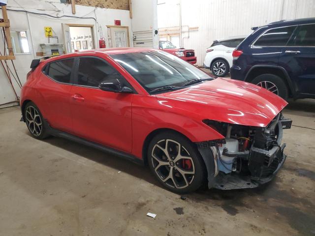 2019 Hyundai Veloster VIN KMHT36AH3KU002361 COPART salvage auction — FRONT END, Mn - Cert Of Title-Salvage, sold $250 on 2026-07-30 (photo 4)