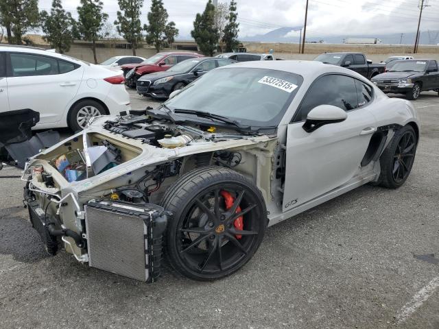 2019 Porsche Cayman VIN WP0AB2A82KS278159 COPART salvage auction — FRONT END, Ca - Salvage Certificate, sold $24,700 on 2026-08-18 (photo 1)