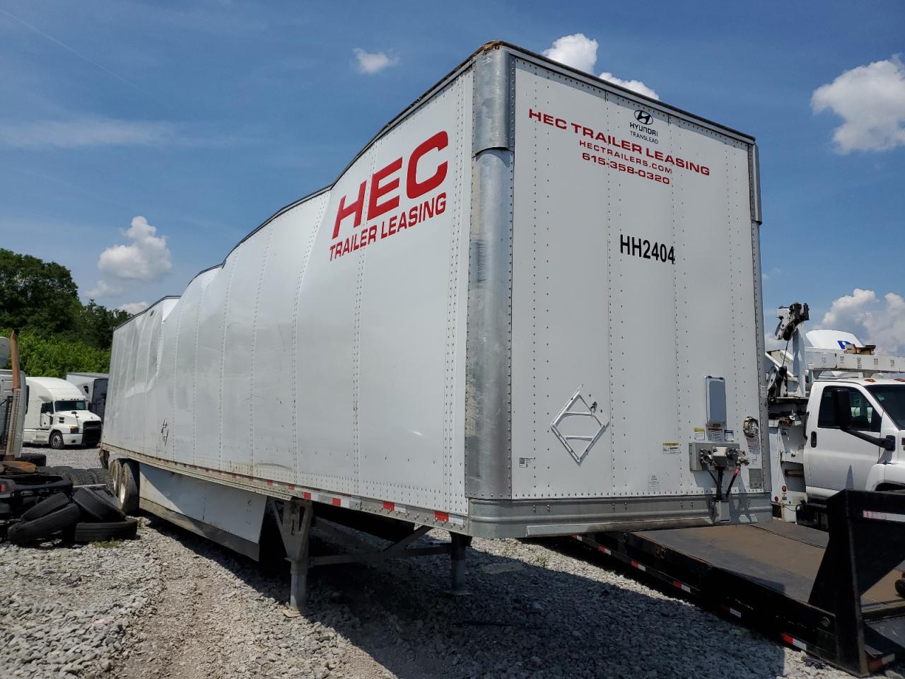 2024 Hyundai Vc2530152-js Dry Van Trailer VIN 3H3V532K1RS498404 — COPART salvage auction photo