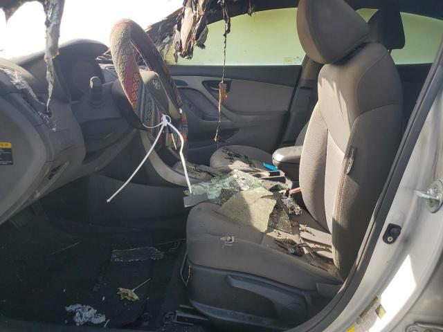 2012 Hyundai Elantra VIN KMHDH4AE4CU469001 COPART salvage auction — BURN, Fl - Certificate Of Destruction, sold $350 on 2026-07-14 (photo 7)
