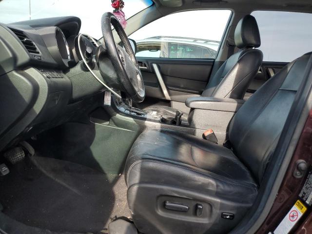2013 Toyota Highlander VIN 5TDZK3EH2DS132911 COPART salvage auction — FRONT END, Nv - Salvage Title, sold $2,650 on 2026-07-27 (photo 7)