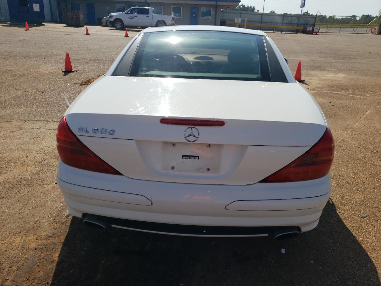 2003 Mercedes-Benz SL-Class VIN WDBSK75F33F060315 COPART salvage auction — Front End, TX - CERTIFICATE OF TITLE, sold $1,150 on 2025-09-11 (photo 6)