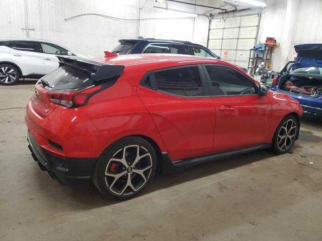 2019 Hyundai Veloster VIN KMHT36AH3KU002361 COPART salvage auction — FRONT END, Mn - Cert Of Title-Salvage, sold $250 on 2026-07-30 (photo 3)