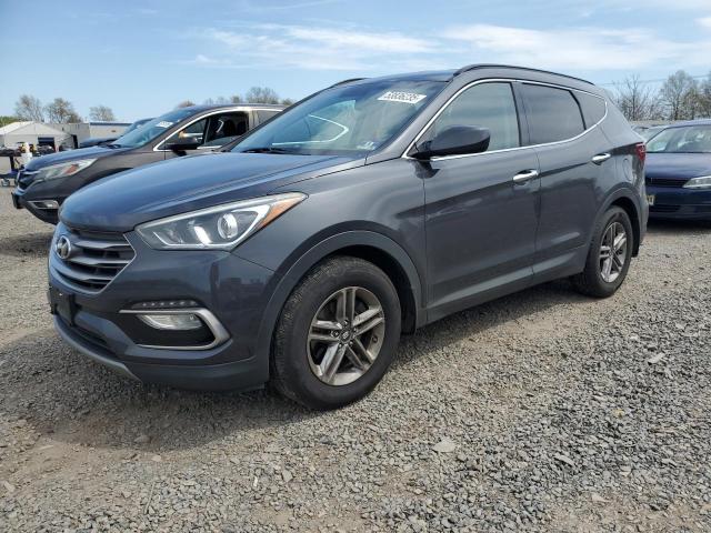 2017 Hyundai Santa fe VIN 5XYZUDLB0HG425367 COPART salvage auction — REAR END, Nj - Cert Of Title-Salvage, sold $2,650 on 2026-07-21 (photo 1)