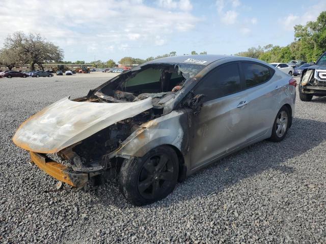 2012 Hyundai Elantra VIN KMHDH4AE4CU469001 COPART salvage auction — BURN, Fl - Certificate Of Destruction, sold $350 on 2026-07-14 (photo 1)