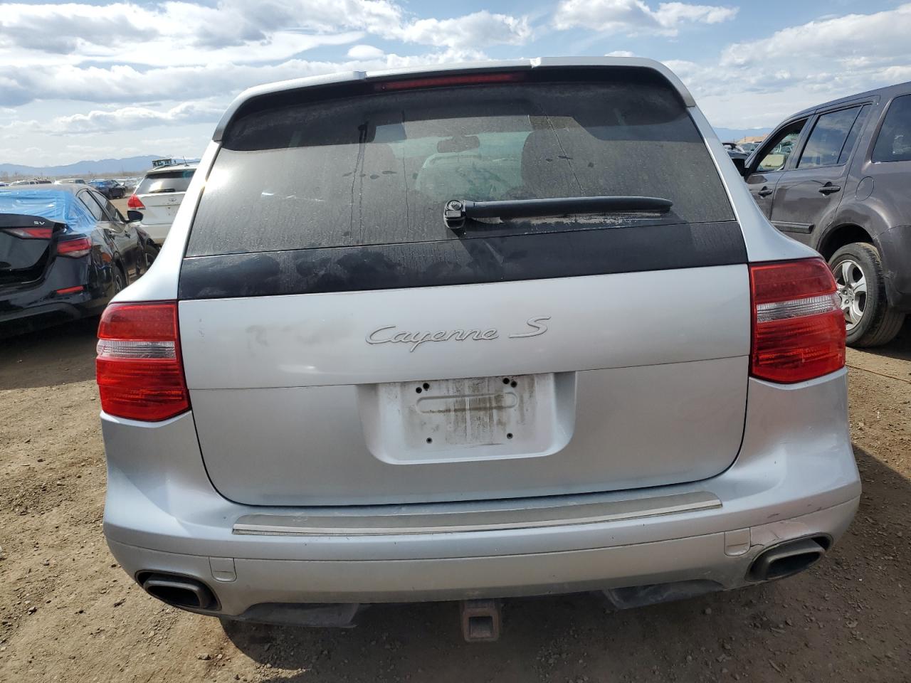 2008 Porsche Cayenne VIN WP1AB29P68LA41509 COPART salvage auction — MECHANICAL, CO - DEALER ONLY CLEAN TITLE, sold $1,100 on 2025-04-15 (photo 6)