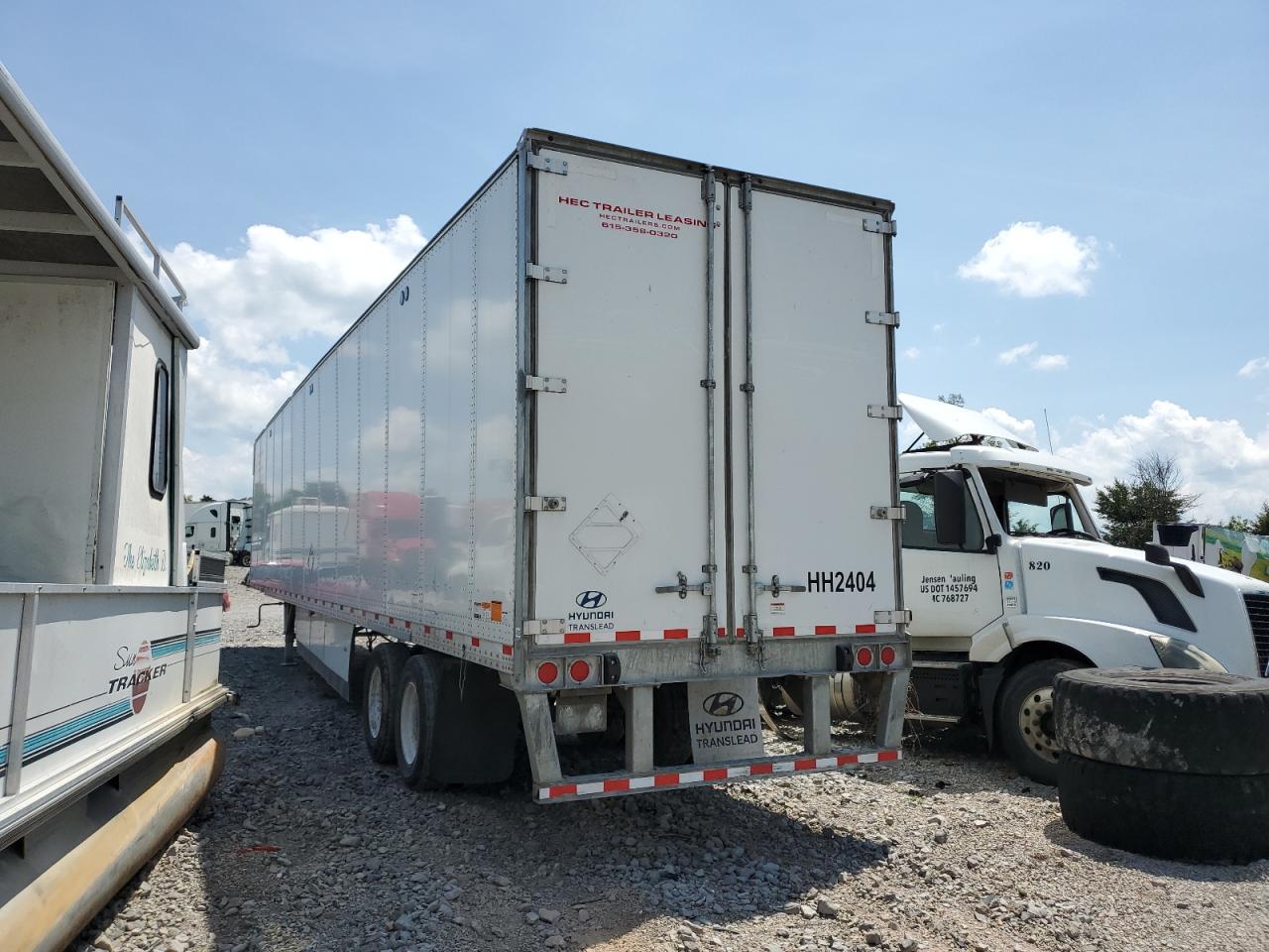 2024 Hyundai Vc2530152-js Dry Van Trailer VIN 3H3V532K1RS498404 COPART salvage auction — Side, TN - CERTIFICATE OF TITLE, sold $1,850 on 2026-07-07 (photo 3)