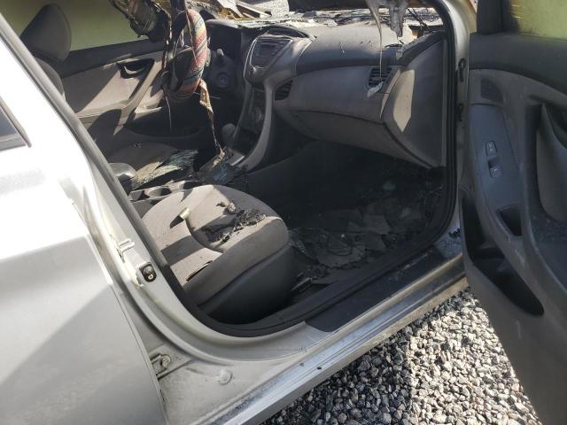 2012 Hyundai Elantra VIN KMHDH4AE4CU469001 COPART salvage auction — BURN, Fl - Certificate Of Destruction, sold $350 on 2026-07-14 (photo 8)