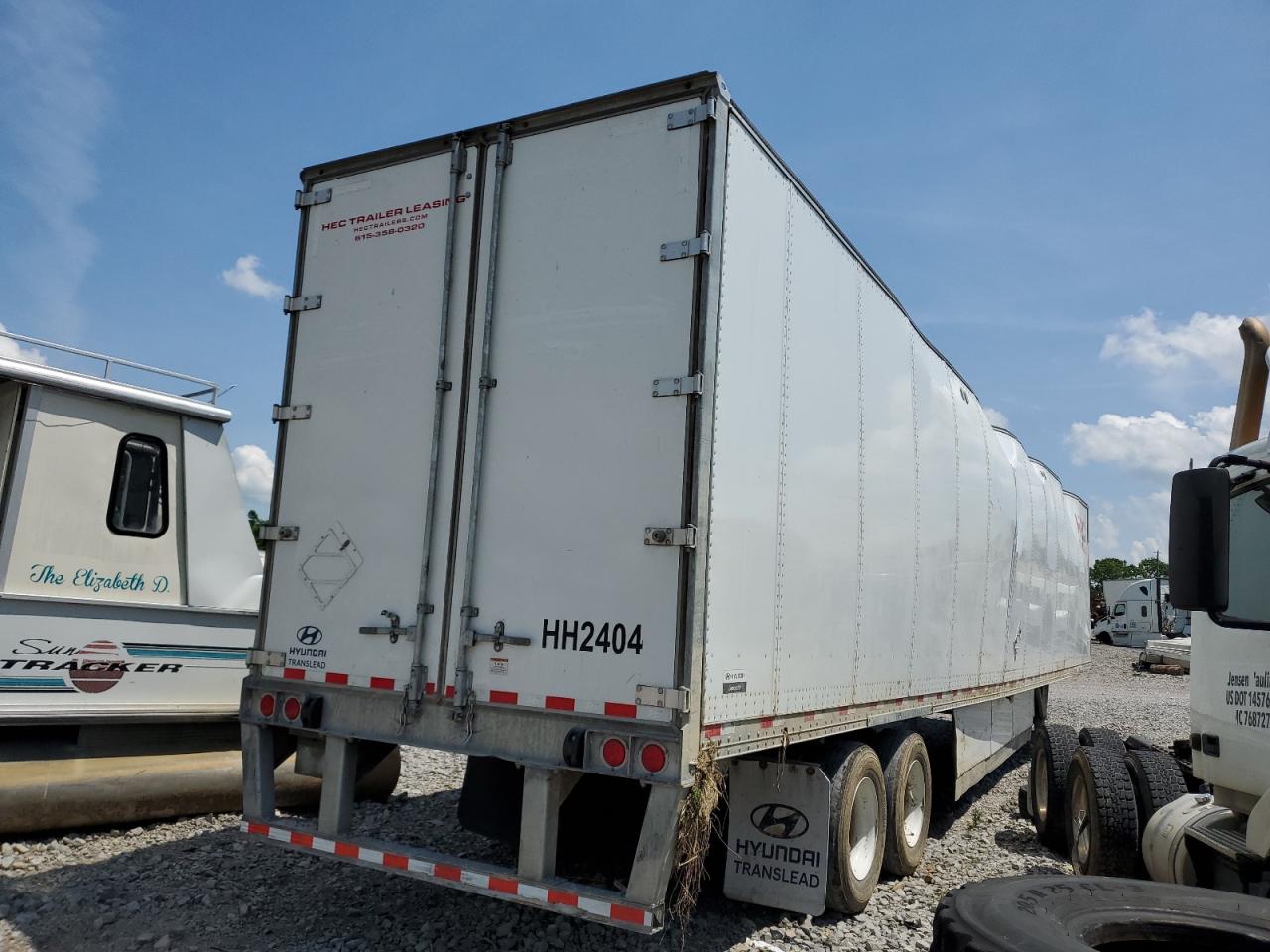 2024 Hyundai Vc2530152-js Dry Van Trailer VIN 3H3V532K1RS498404 COPART salvage auction — Side, TN - CERTIFICATE OF TITLE, sold $1,850 on 2026-07-07 (photo 4)