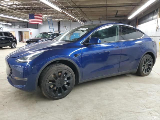 2020 Tesla Model y VIN 5YJYGDEF8LF000563 COPART salvage auction — SIDE, Il - Salvage Certificate, sold $7,800 on 2026-07-15 (photo 1)