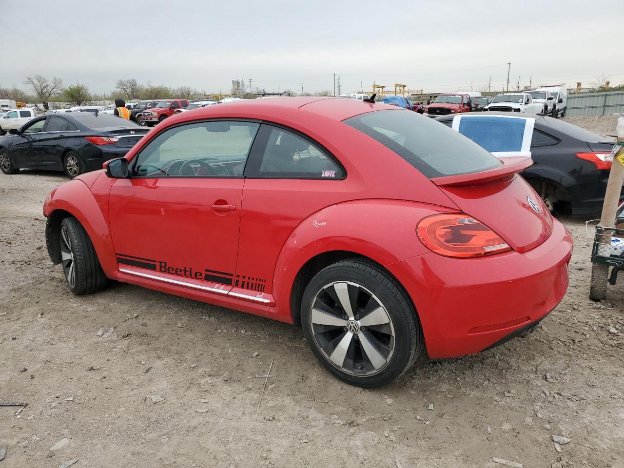 2012 VOLKSWAGEN BEETLE VIN 3VWJP7AT9CM649330 COPART salvage auction — FRONT END, MO - SALVAGE CERTIFICATE OF TITLE, sold $1,250 on 2025-04-22 (photo 2)