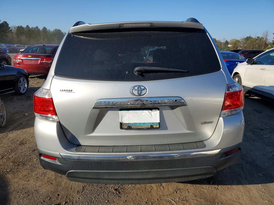 2013 Toyota Highlander VIN 5TDBK3EH0DS218557 COPART salvage auction — FRONT END, Id - Salvage Certificate Of Title, sold $750 on 2026-07-27 (photo 6)
