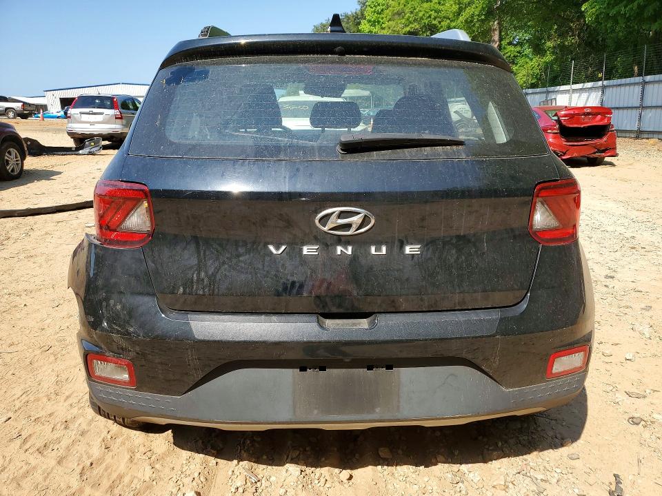 2022 Hyundai Venue VIN KMHRC8A33NU136043 COPART salvage auction — REAR END, GA - CERT OF TITLE-SALVAGE, sold $3,500 on 2026-07-10 (photo 6)