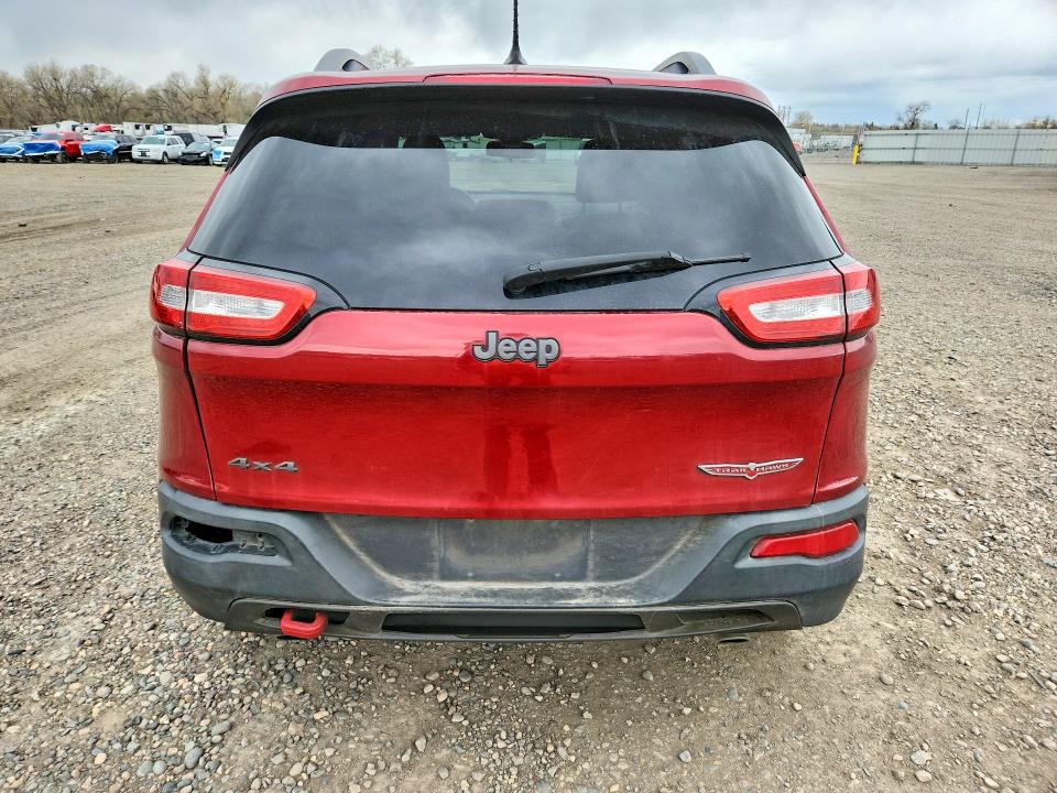 2014 Jeep Cherokee VIN 1C4PJMBS6EW168215 COPART salvage auction — FRONT END, Salvage Title, sold $1,250 on 2026-07-20 (photo 6)