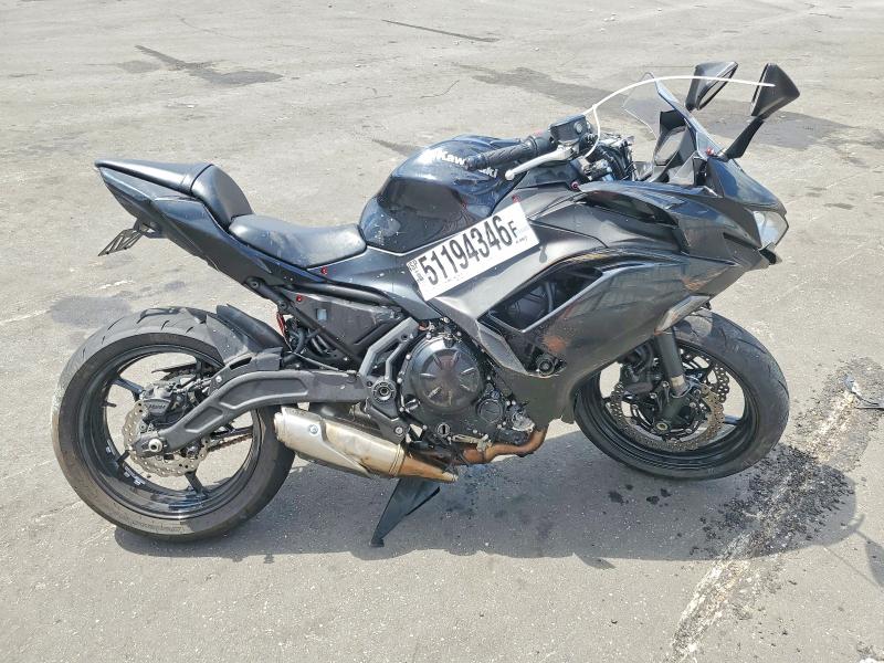 2025 Kawasaki Ex VIN ML5EXER19SDAF6646 COPART salvage auction — FRONT END, Fl - Cert Of Title Slvg Rebuildable, sold $550 on 2026-07-16 (photo 1)
