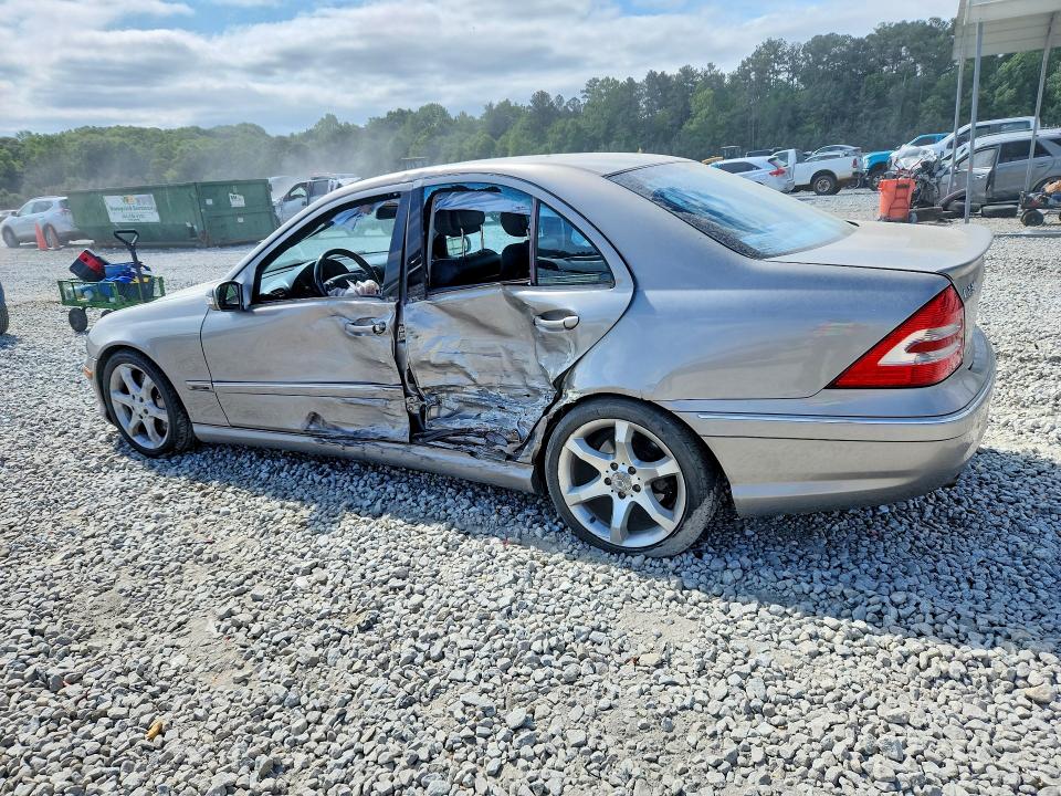 2007 Mercedes-benz C-klasse VIN WDBRF52H77E023342 COPART salvage auction — SIDE, Ga - Cert Of Title-Salvage, sold $400 on 2026-07-09 (photo 2)