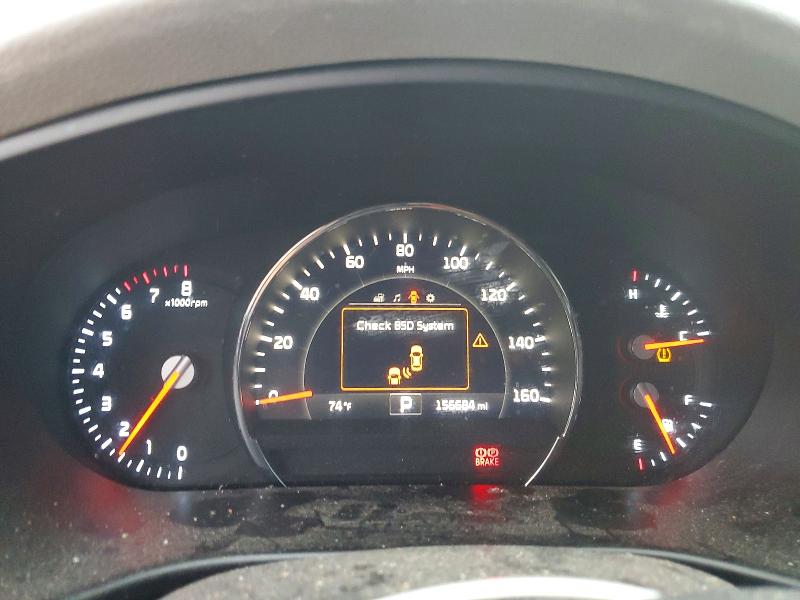 2016 Kia Sorento VIN 5XYPHDA10GG023871 COPART salvage auction — FRONT END, Tx - Salvage Vehicle Title, sold $2,250 on 2026-07-21 (photo 9)