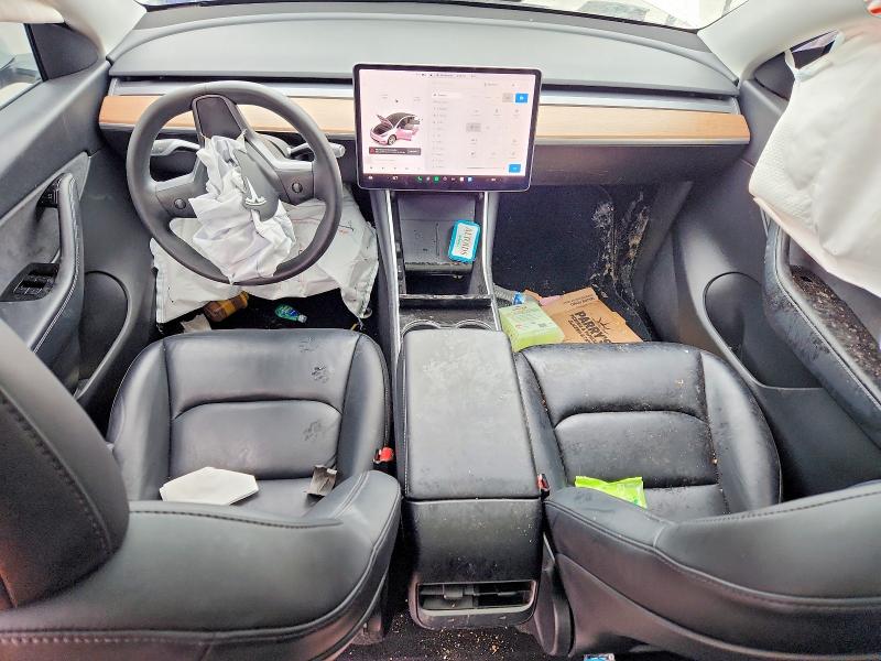 2020 Tesla Model y VIN 5YJYGDEE1LF053998 COPART salvage auction — FRONT END, Tx - Salvage Vehicle Title, sold $6,200 on 2026-07-31 (photo 8)