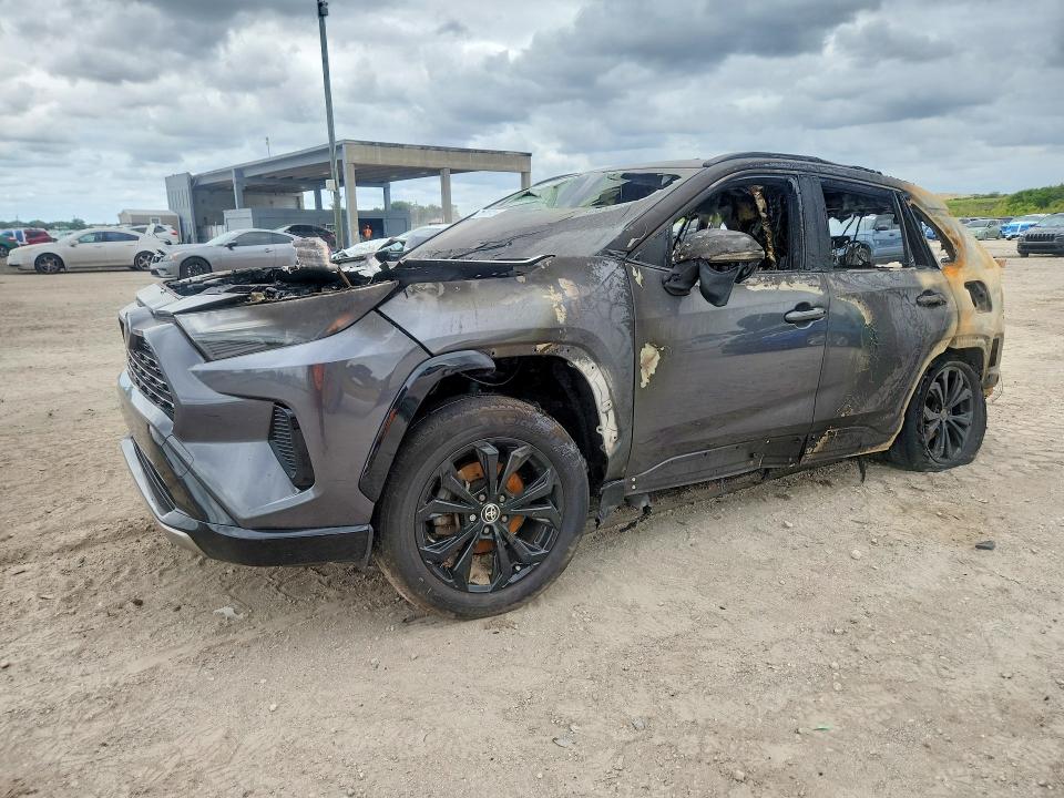 2022 Toyota Rav4 VIN JTM16RFV8ND058156 COPART salvage auction — BURN, FL - CERTIFICATE OF DESTRUCTION, sold $15 on 2026-07-21 (photo 1)