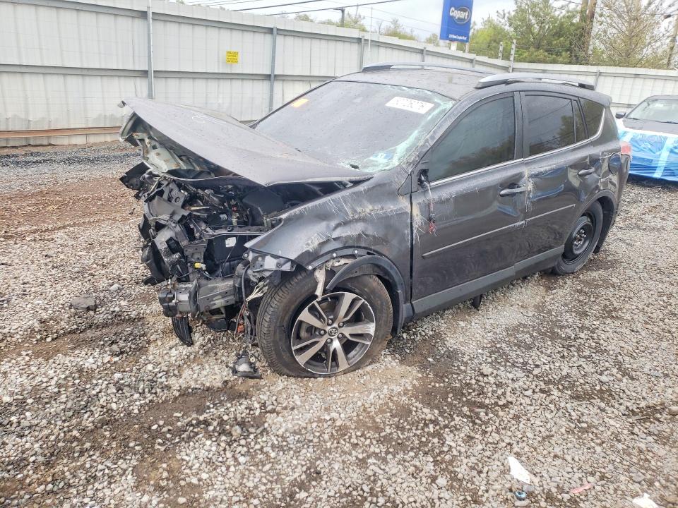 2018 Toyota Rav 4 VIN JTMRFREV3JJ730544 COPART salvage auction — FRONT END, Id - Salvage Certificate Of Title, sold $1,500 on 2026-07-07 (photo 1)