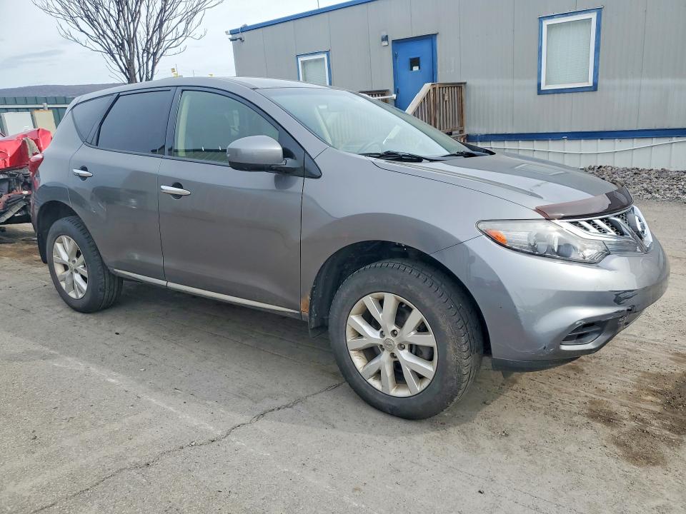 2013 Nissan Murano VIN JN8AZ1MW9DW318513 COPART salvage auction — UNDERCARRIAGE, Salvage Title, sold $400 on 2026-07-15 (photo 4)