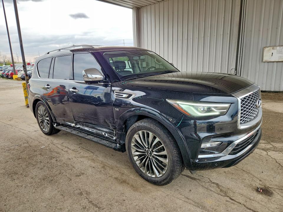 2019 Infiniti Qx80 VIN JN8AZ2NE9K9234909 COPART salvage auction — SIDE, In - Cert Of Title-Salvage Title, sold $4,950 on 2026-07-27 (photo 4)