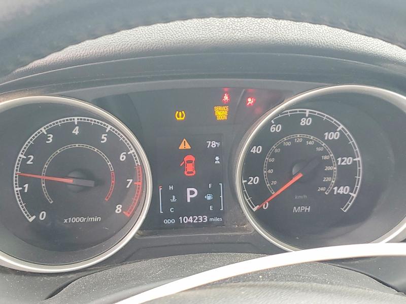 2013 Mitsubishi Outlander VIN 4A4AP3AUXDE020678 COPART salvage auction — FRONT END, Mi - Dealer Only Clean Title, sold $850 on 2026-07-09 (photo 9)