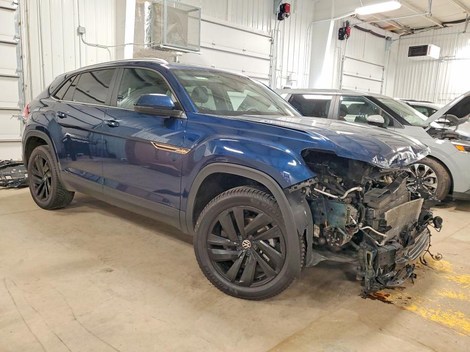2023 Volkswagen Atlas cross sport VIN 1V2HE2CA0PC203160 COPART salvage auction — FRONT END, MN - CERT OF TITLE-SALVAGE, sold $6,600 on 2026-07-09 (photo 4)