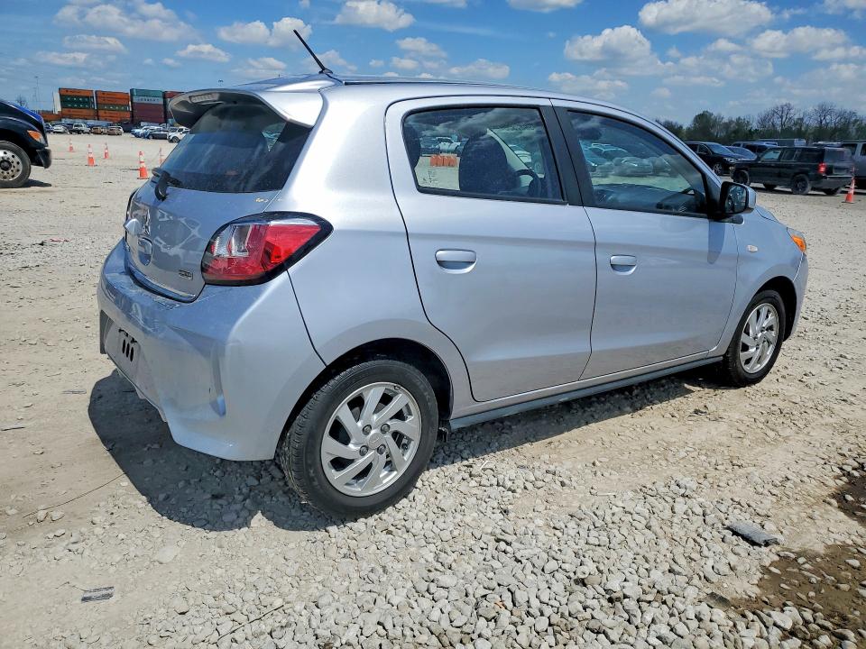 2024 Mitsubishi Mirage VIN ML32AUHJ9RH000414 COPART salvage auction — REAR END, OH - CERT OF TITLE-SALVAGE, sold $5,100 on 2026-07-24 (photo 3)